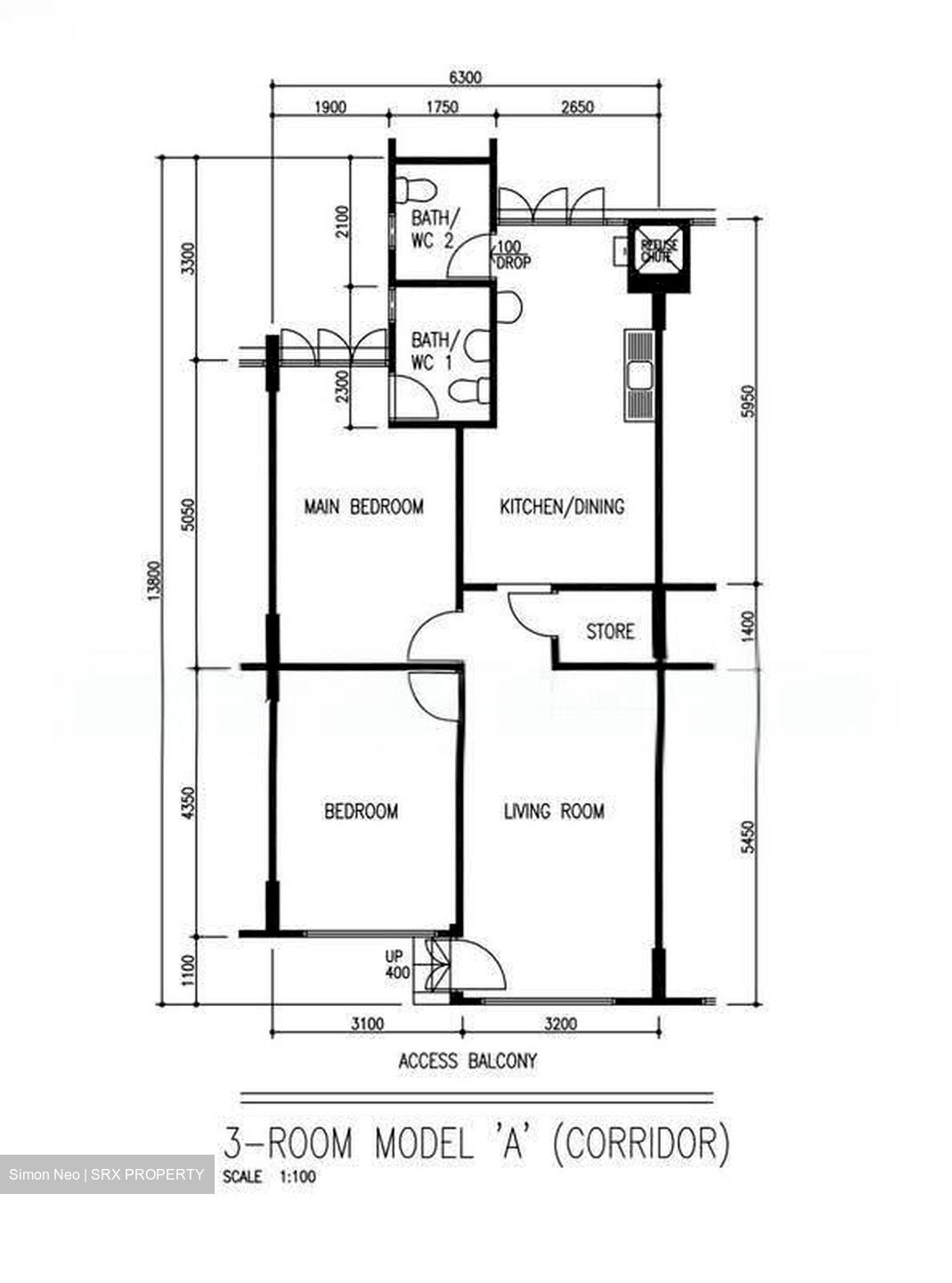 Blk 420 SUN PLAZA GARDENS (Tampines), HDB 3 Rooms #614039731